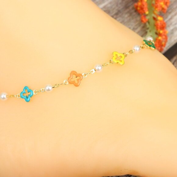 "Elegant Handmade Anklet – Delicate Jewelry for Women, MAR091589 - Picture 4 of 10